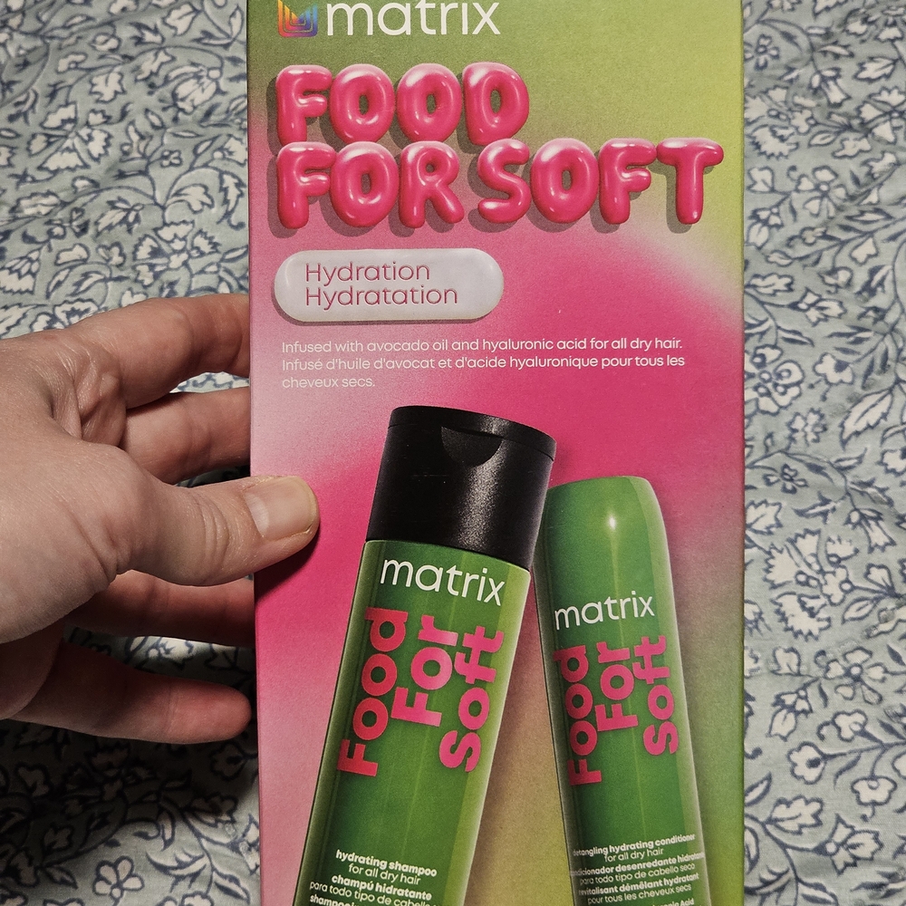 Matix Food For Soft Hydration Moisturizer - Green and Pink